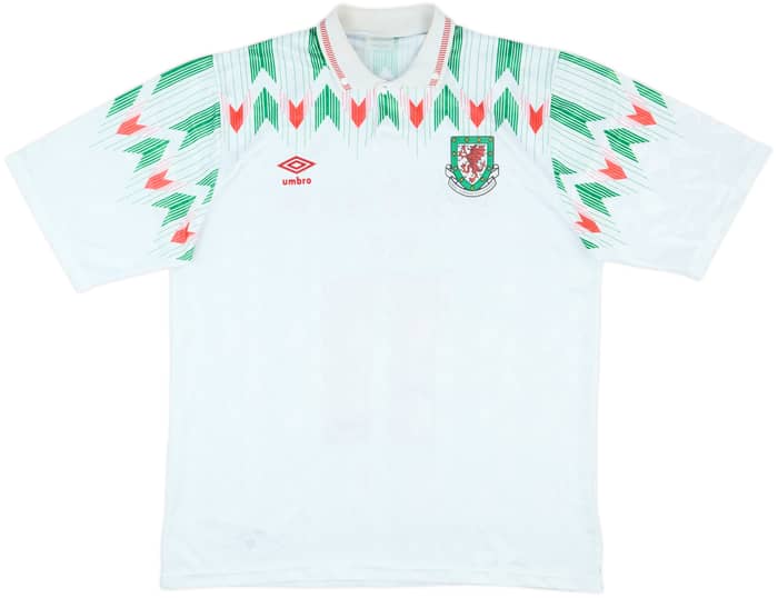 1990-92 Wales Away Shirt #11 - 7/10 - (XL)