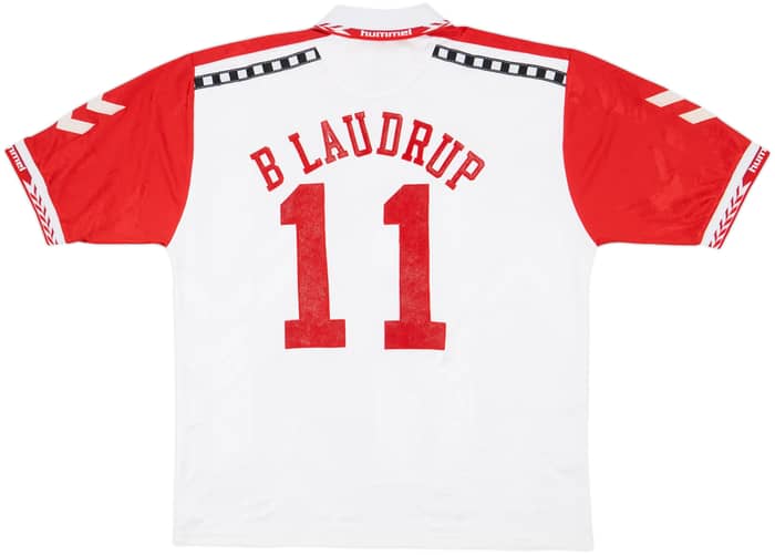 1996-97 Denmark Away Shirt B Laudrup #11 - 8/10 - (XXL)
