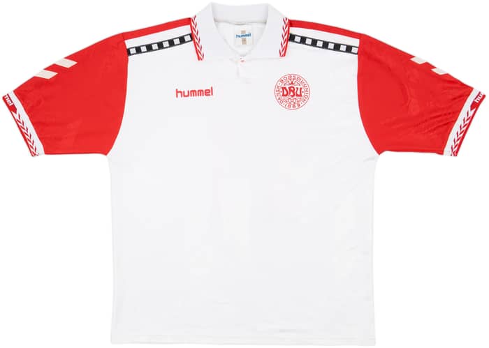 1996-97 Denmark Away Shirt B Laudrup #11 - 8/10 - (XXL)
