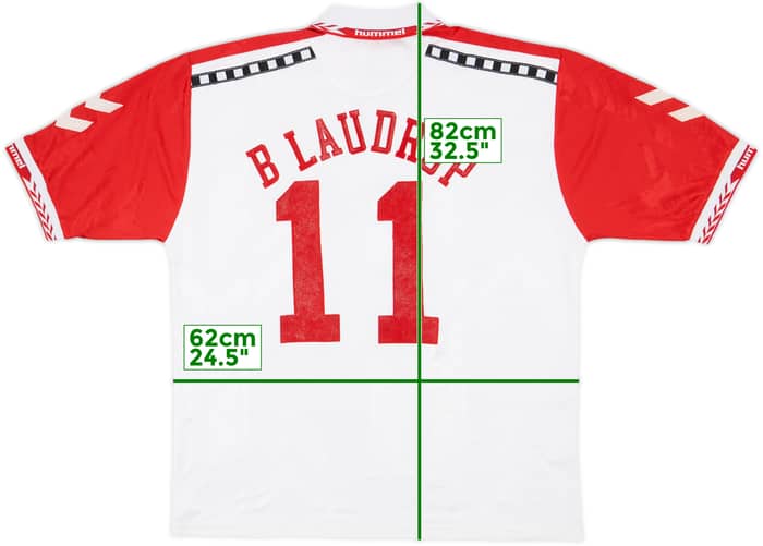 1996-97 Denmark Away Shirt B Laudrup #11 - 8/10 - (XXL)