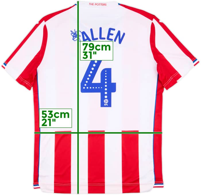 2018-19 Stoke City Home Shirt Allen #4 (XL)