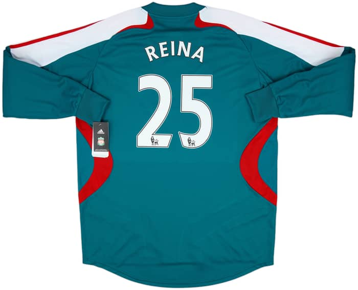 2007-08 Liverpool GK Shirt Reina #25 (XL)