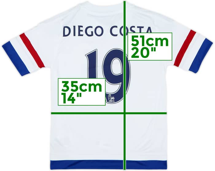 2015-16 Chelsea Away Shirt Diego Costa #19 (S.Boys)