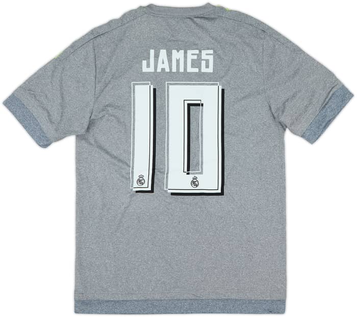 2015-16 Real Madrid Away Shirt James #10 (S)