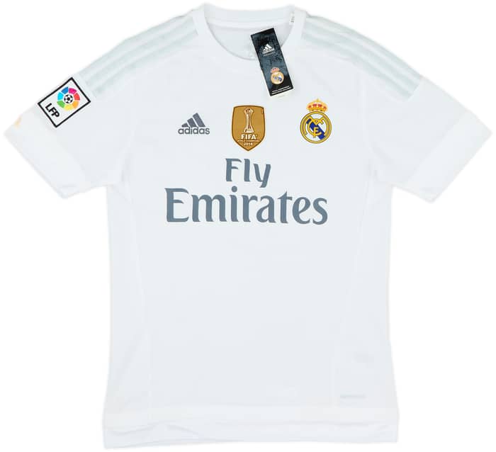 2015-16 Real Madrid Home Shirt James #10 (S)