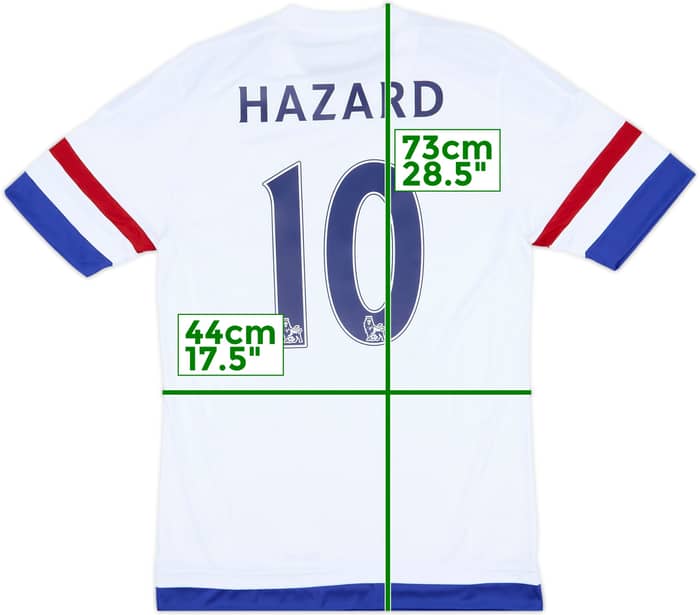 2015-16 Chelsea Away Shirt Hazard #10 (S)