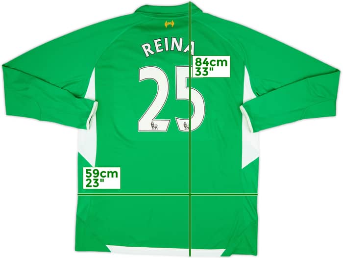 2012-13 Liverpool GK Shirt Reina #25 (3XL)