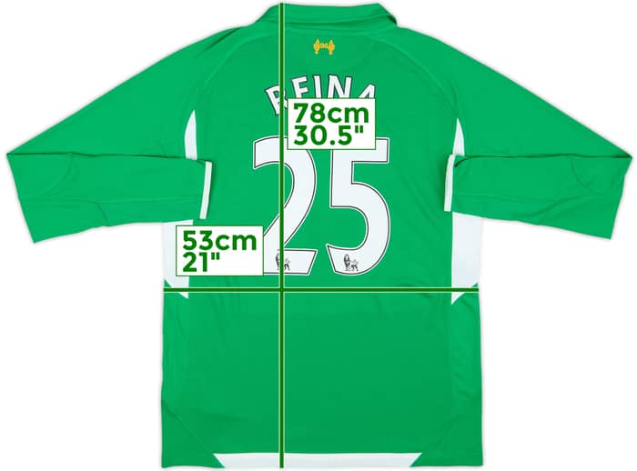 2012-13 Liverpool GK Shirt Reina #25 (M)