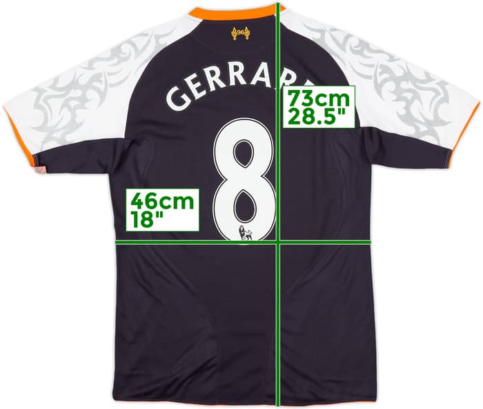 2012-13 Liverpool Third Shirt Gerrard #8 (S)