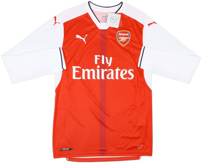 2016-17 Arsenal Home L/S Shirt Ozil #11 (S)