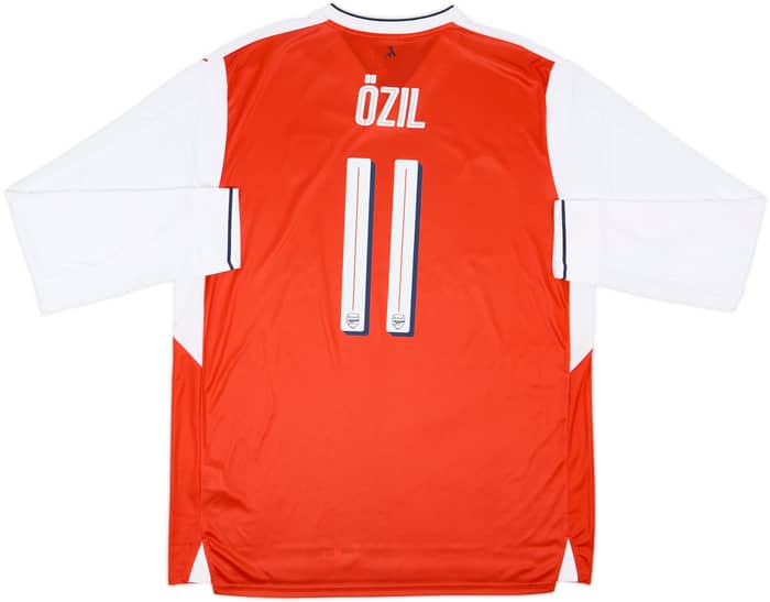 2016-17 Arsenal Home L/S Shirt Ozil #11 (XXL)
