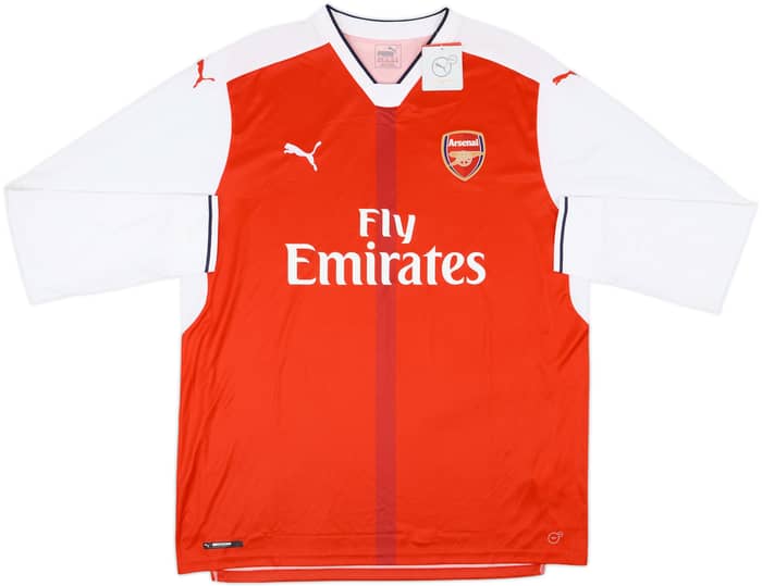 2016-17 Arsenal Home L/S Shirt Ozil #11 (XXL)