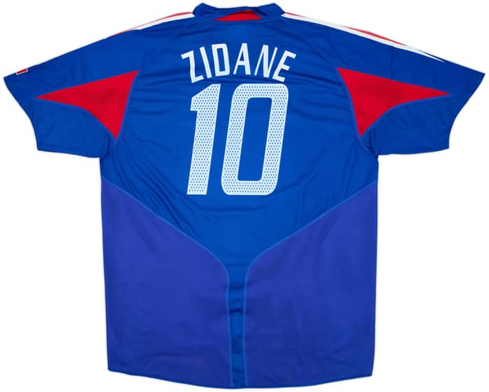 2004-06 France Home Shirt Zidane #10 (XL)