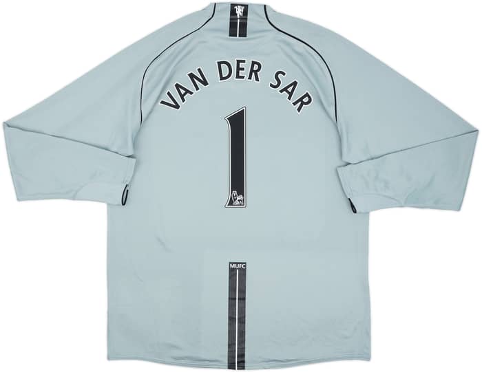 2007-08 Manchester United GK Shirt Van Der Sar #1 (XL)