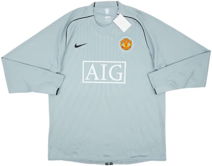 2007-08 Manchester United GK Shirt Van Der Sar #1 (XL)