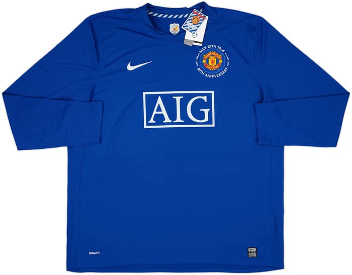 2008-09 Manchester United Third L/S Shirt Ronaldo #7 (XXL)