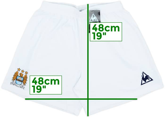 2007-08 Manchester City Home Shorts (L)