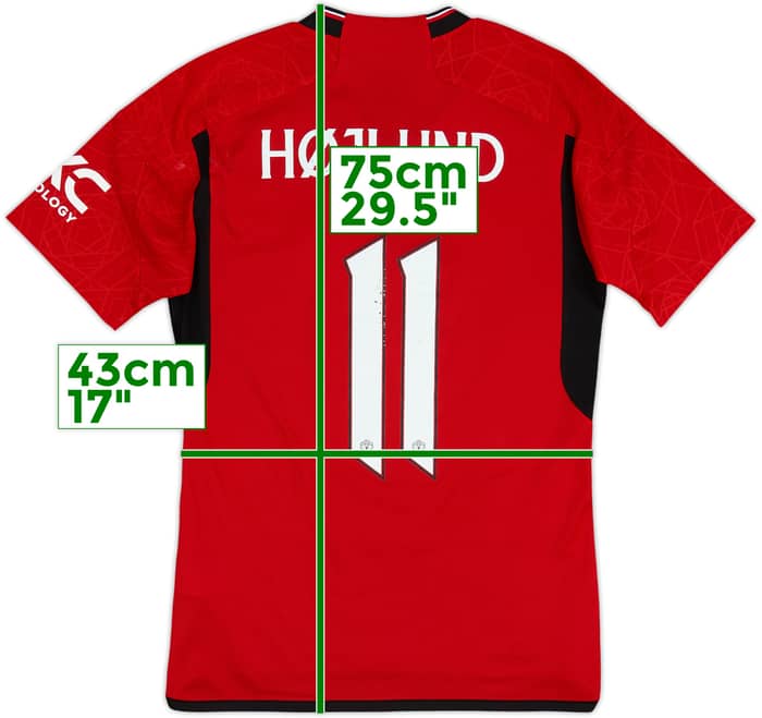 Camiseta de local del Manchester United 2023-24 Hojlund #11 - 5/10 - (S)