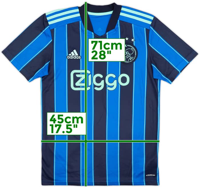 2021-22 Ajax Away Shirt - 9/10 - (S)