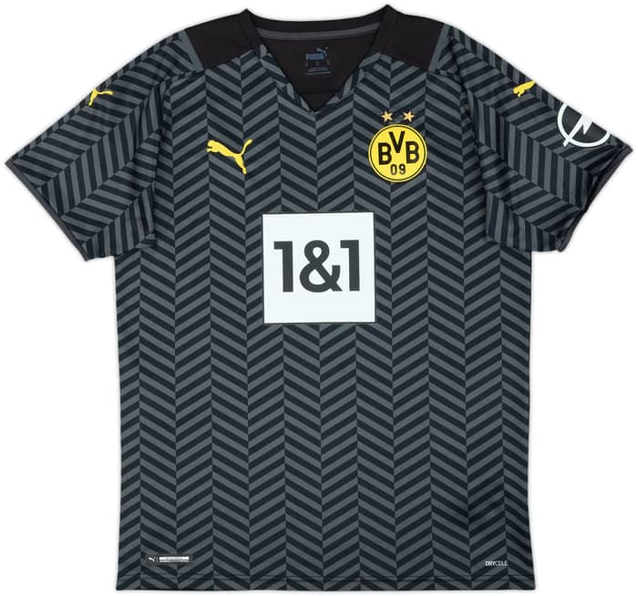 2021-22 Borussia Dortmund Away Shirt Haaland #9 - 8/10 - (M)