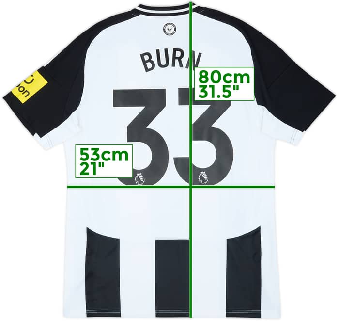 2024-25 Newcastle Home Shirt Burn #33 - 8/10 - (L)