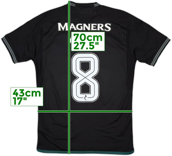 2023-24 Celtic Away Shirt Kyogo #8 - 5/10 - (S)