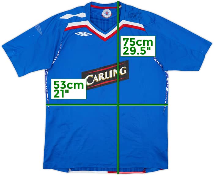 2007-08 Rangers Home Shirt - 5/10 - (L)