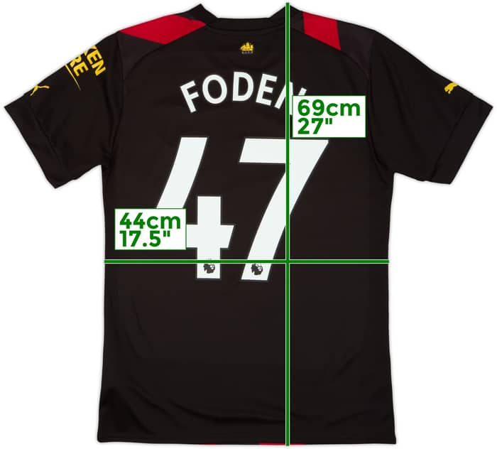 2022-23 Manchester City Away Shirt Foden #47 - 10/10 - (S)