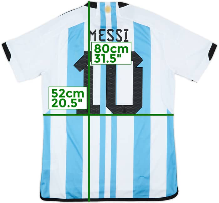 2022-23 Argentina Home Shirt Messi #10 - 6/10 - (L)