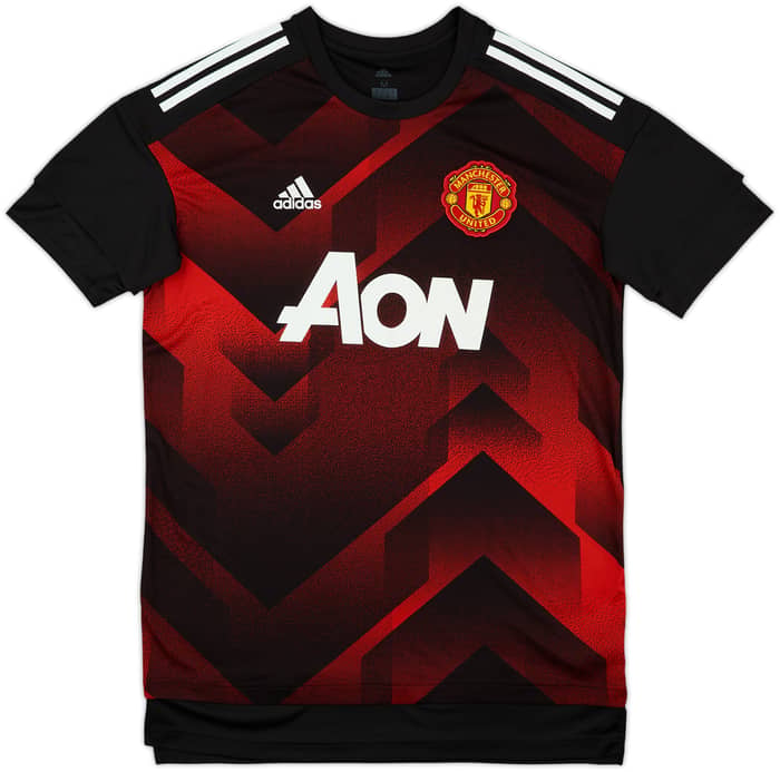 2017-18 Manchester United adidas Training Shirt - 9/10 - (M)
