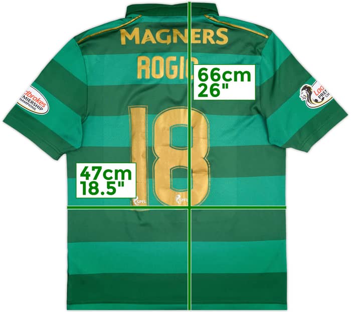2017-18 Celtic Lisbon Lions 50th Anniversary Away Shirt Rogic #18 - 6/10 - (S)