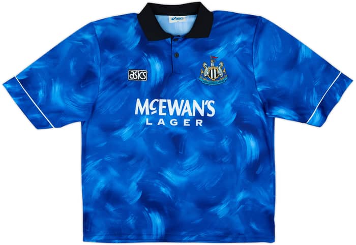 1993-95 Newcastle Away Shirt Cole #9 - 9/10 - (XL)