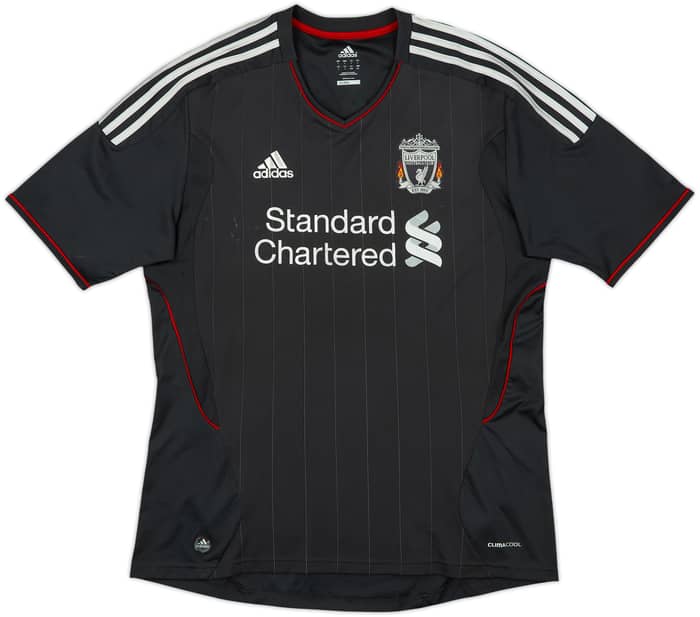 2011-12 Liverpool Away Shirt Gerrard #8 - 5/10 - (L)