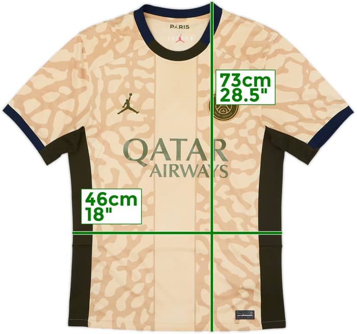 2023-24 Paris Saint-Germain Fourth Shirt - 9/10 - (S)