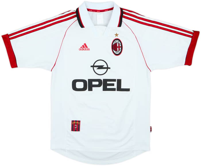 1998-99 AC Milan Away Shirt Weah #9 - 8/10 - (M)