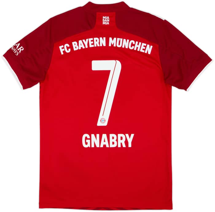 2021-22 Bayern Munich Home Shirt Gnabry #7 - 8/10 - (S)