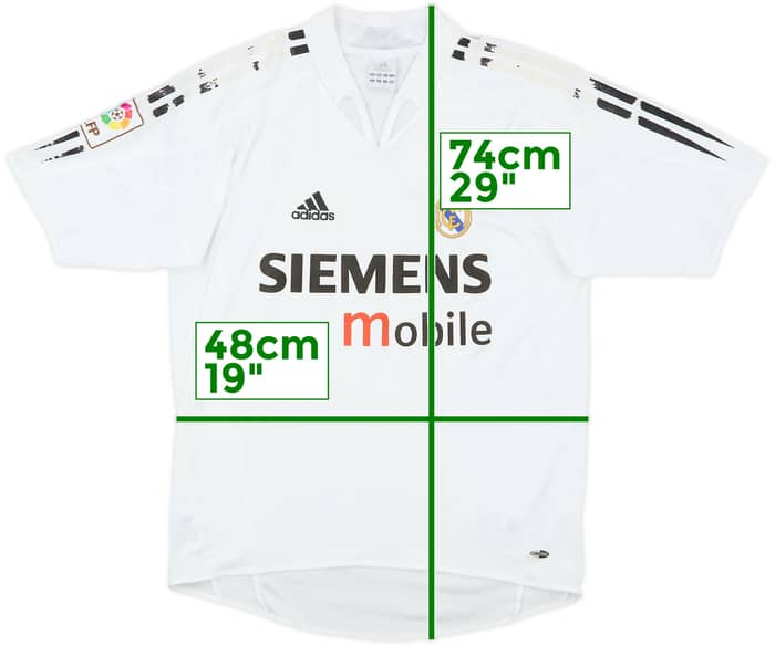 2004-05 Real Madrid Home Shirt - 4/10 - (S)