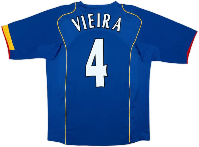 2004-06 Arsenal Away Shirt Vieira #4 - 7/10 - (L)