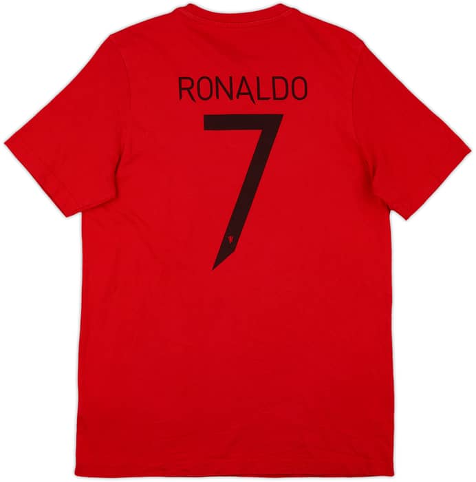 2021-22 Manchester United Nike Cotton Tee Ronaldo #7 - 10/10 - (M)