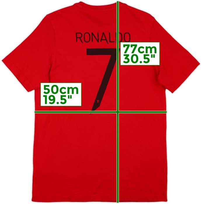 2021-22 Manchester United Nike Cotton Tee Ronaldo #7 - 10/10 - (M)