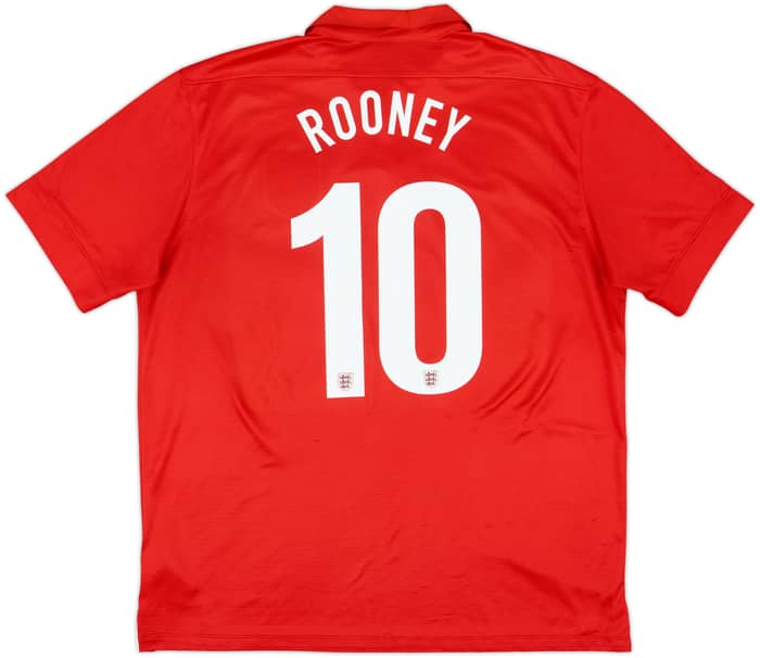 2013 England Away 150th Anniversary Shirt Rooney #10 - 8/10 - (XL)