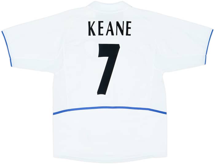 2002-03 Leeds United Home Shirt Keane #7 - 8/10 - (M)