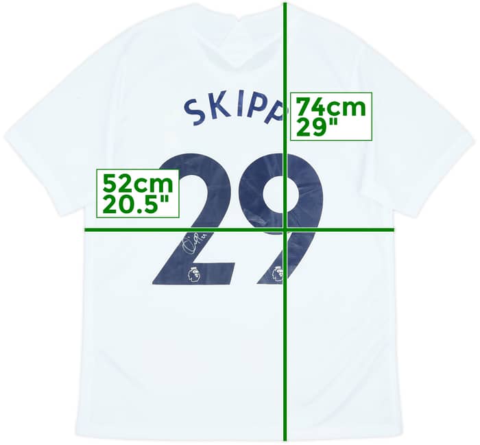 2021-22 Tottenham Signed Home Shirt Skipp #29 - 8/10 - (L)