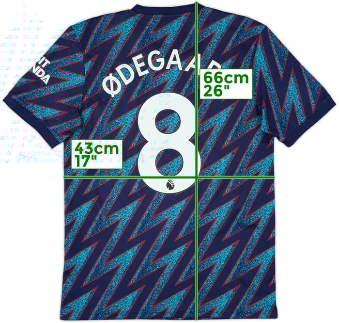 2021-22 Arsenal Third Shirt Odegaard #8 - 10/10 - (S)