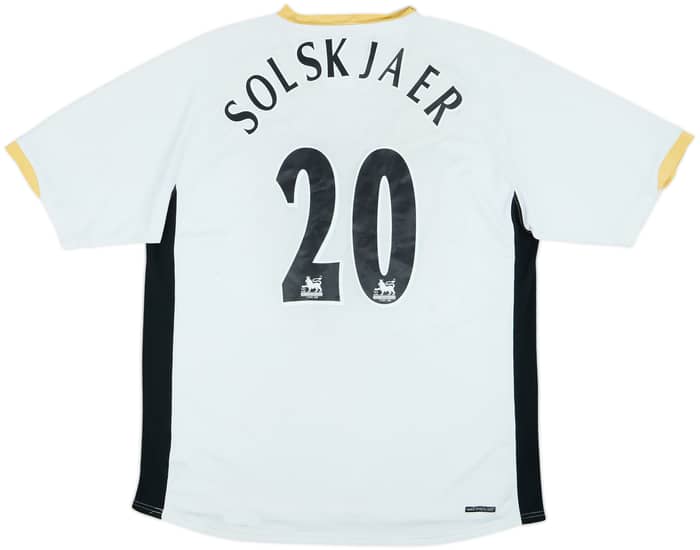 2006-08 Manchester United Away Shirt Solskjaer #20 - 5/10 - (XL)