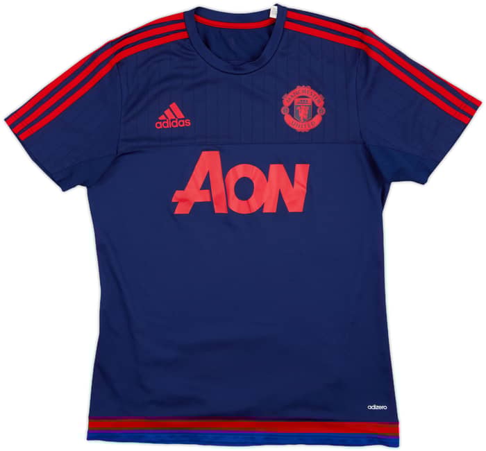 2015-16 Manchester United adidas Training Shirt - 9/10 - (M)