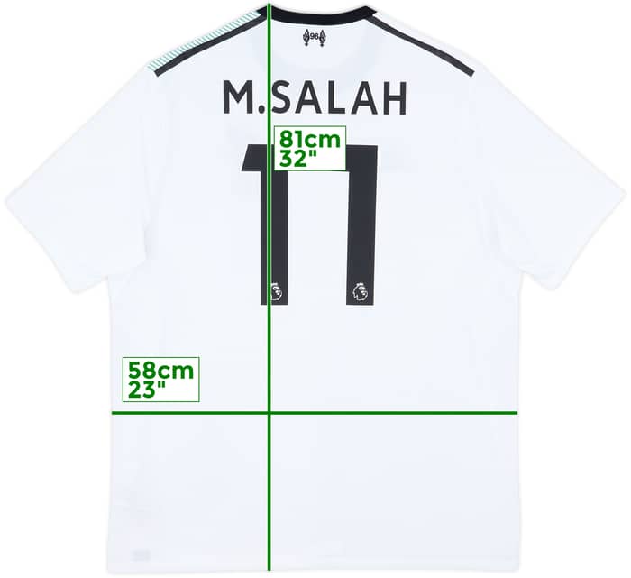 2017-18 Liverpool Away Shirt M.Salah #11 - 8/10 - (XL)