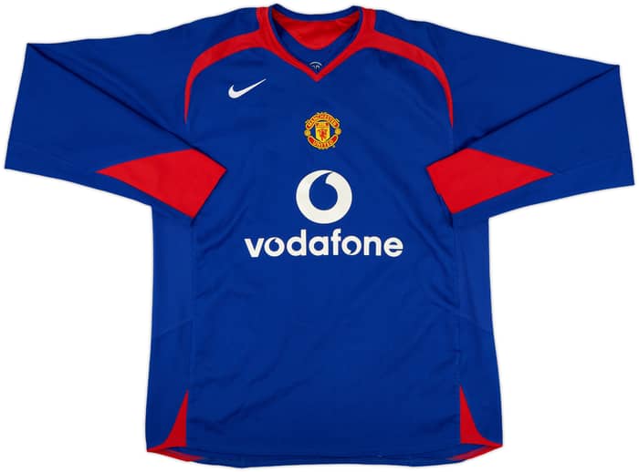 2005-06 Manchester United Away L/S Shirt Ronaldo #7 - 8/10 - (L)