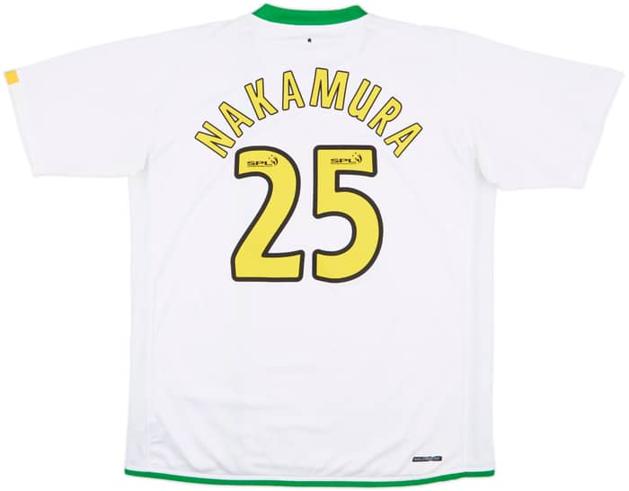 2006-08 Celtic Fourth Shirt Nakamura #25 - 9/10 - (XL)