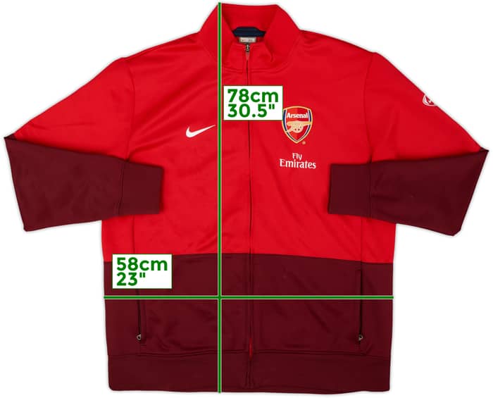 2009-10 Arsenal Nike Track Jacket - 8/10 - (XL)